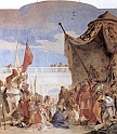 TIEPOLO GIAMBATTISTA - La famiglia di Dario davanti ad Alessandro (1743 - 44) Monte